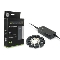 Conceptronic CNB65 adaptador e inversor de corriente Interior 65 W Negro