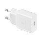 Cargador samsung usb tipo - c 15w sin cable blanco ep - t1510