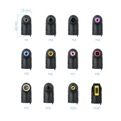 TooQ TQLC-90BS02AT adaptador e inversor de corriente Interior 90 W Negro