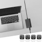 Ewent EW3965 adaptador e inversor de corriente Interior 65 W Negro