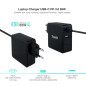 TooQ TQLC-USBC65PD adaptador e inversor de corriente Interior 65 W Negro TooQ TQLC-USBC65PD adaptador e inversor de corriente Interior 65 W Negro