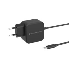 Conceptronic OZUL04BE mobile device charger Universal Black AC Indoor