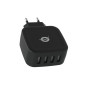 Conceptronic ALTHEA04B cargador de dispositivo móvil Universal Negro Corriente alterna Interior Conceptronic ALTHEA04B cargador de dispositivo móvil Universal Negro Corriente alterna Interior