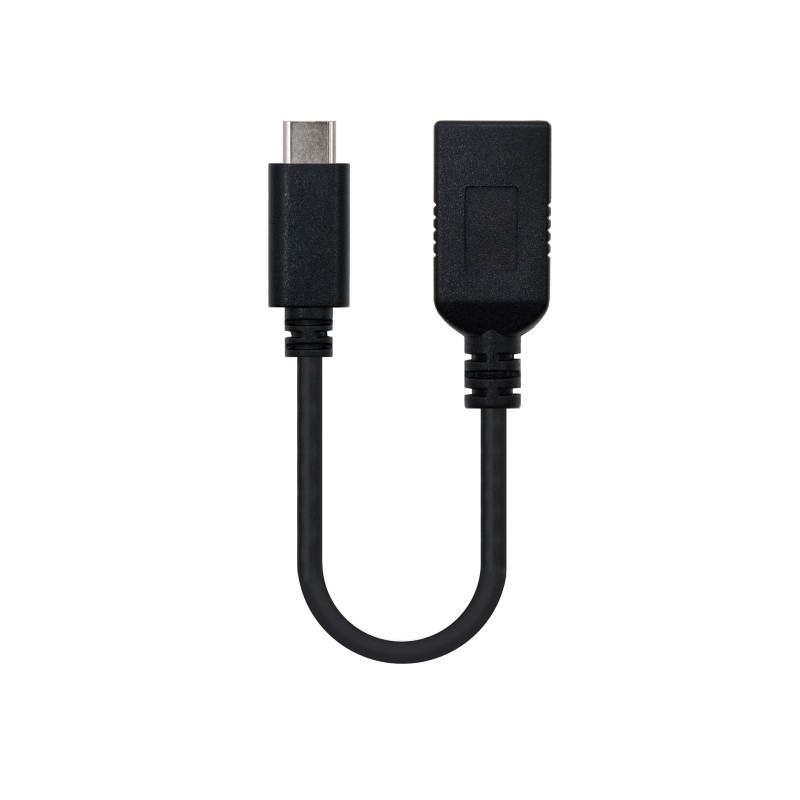 Nanocable USB 3.1, 0.15m cavo USB USB 3.2 Gen 2 (3.1 Gen 2) 0,15 m USB A USB C Nero Nanocable USB 3.1, 0.15m cavo USB USB 3.2 Gen 2 (3.1 Gen 2) 0,15 m USB A USB C Nero
