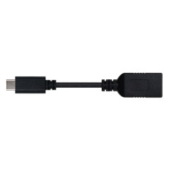 Nanocable USB 3.1, 0.15m cavo USB USB 3.2 Gen 2 (3.1 Gen 2) 0,15 m USB A USB C Nero