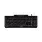 Teclado cherry kc 1000 sc lector de tarjeta chip integrado dni usb negro