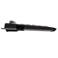 CHERRY KC 1000 SC keyboard Office USB QWERTY Spanish Black