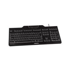 CHERRY KC 1000 SC teclado Oficina USB QWERTY Español Negro