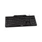 Teclado cherry kc 1000 sc lector de tarjeta chip integrado dni usb negro
