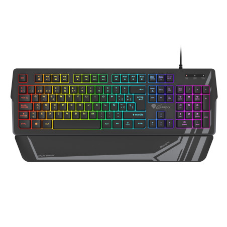 GENESIS Rhod 350 RGB teclado Juego USB QWERTY Español Negro