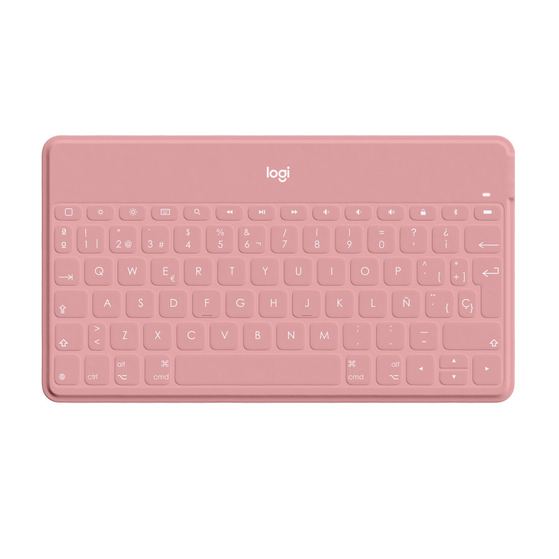 Teclado logitech keys to go wireless inalambrico para iphone ipad y apple tv blush