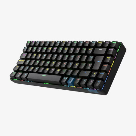 Teclado gaming hiditec gm1k switches red negro