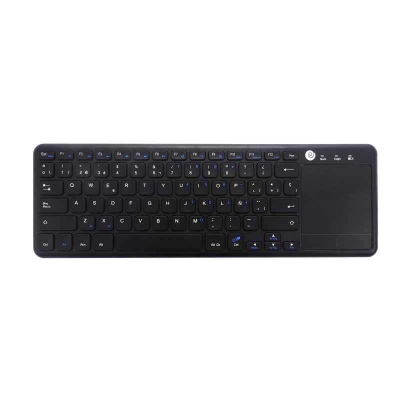 Teclado inalambrico coolbox touchpad coo - tew01 - bk