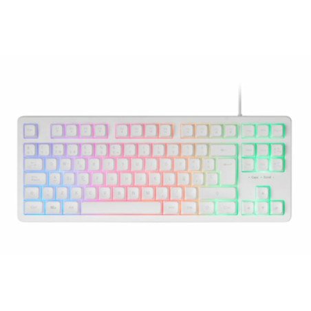 Teclador mars gaming mk023 tkl frgb usb 2.0 blanco