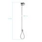 Cable seguridad universal tooq con llave para portatil tqclkc0025 1 -5m