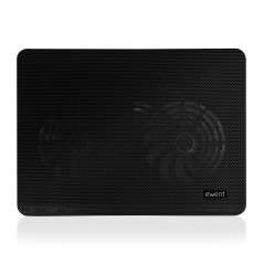 Ewent EW1256 laptop cooling pad 17" 1000 RPM Black