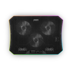 Mars Gaming MNBC6 supporto per laptop Supporto per computer portatile Nero 48,3 cm (19")