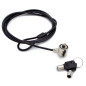 Nilox Cable seguridad con doble llave 1.8m Nilox Cable seguridad con doble llave 1.8m