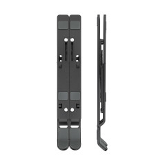 TooQ Soporte Elevador para Portátiles, Tablets, Móviles y Libros, Gris