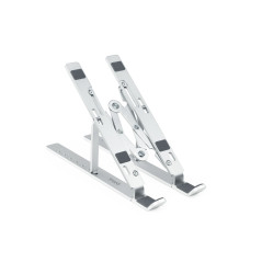 TooQ TQLRS0033-AL soporte para ordenador portátil Soporte para ordenador portátil y tableta Plata 38,1 cm (15")