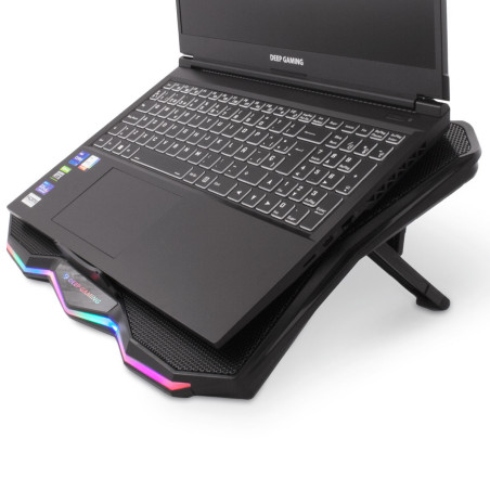 Soporte - base refrigeracion para portatil deep gaming rbw - 17 hasta 17.3 pulgadas
