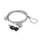 Conceptronic CNBSLOCK15T cavo di sicurezza Argento 1,5 m Conceptronic CNBSLOCK15T cavo di sicurezza Argento 1,5 m