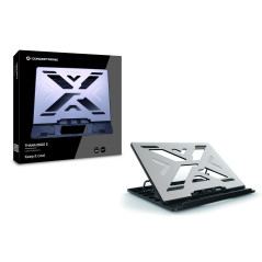 Conceptronic THANA ERGO S, Laptop Cooling Stand Soporte para ordenador portátil Gris 39,6 cm (15.6")