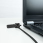 TooQ Cable de Seguridad con Combinación para Portátiles 1.5 metros, Color Gris Oscuro TooQ Cable de Seguridad con Combinación para Portátiles 1.5 metros, Color Gris Oscuro