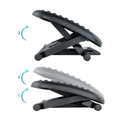 TooQ TQFR0603-B foot rest Black