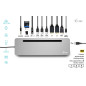 i-tec USB-C Metal Ergonomic 3x 4K Display Docking Station + Power Delivery 100 W i-tec USB-C Metal Ergonomic 3x 4K Display Docking Station + Power Delivery 100 W