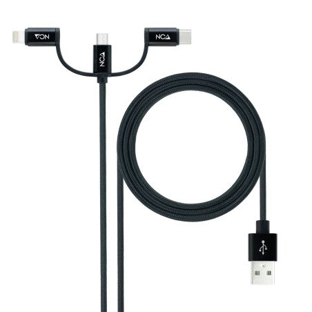 Nanocable 10.01.3200 USB cable USB 2.0 39.4" (1 m) USB A Micro-USB B Black
