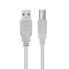 Nanocable CABLE USB 2.0 IMPRESORA, TIPO A/M-B/M, BEIGE, 1.8 M