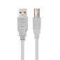 Nanocable CABLE USB 2.0 IMPRESORA, TIPO A/M-B/M, BEIGE, 1.8 M Nanocable CABLE USB 2.0 IMPRESORA, TIPO A/M-B/M, BEIGE, 1.8 M