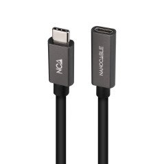 Nanocable 10.01.4400 cavo USB USB 3.2 Gen 2x2 0,5 m USB C Nero
