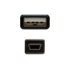Nanocable CABLE USB 2.0, TIPO A M-MINI USB 5PIN M, 1.0 M