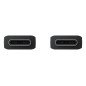 Cable samsung original ep - dx310jbegeu usb tipo c -  usb tipo c negro 1.8m