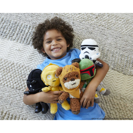 Surtido peluches mattel star wars 20 cm 6 unidades