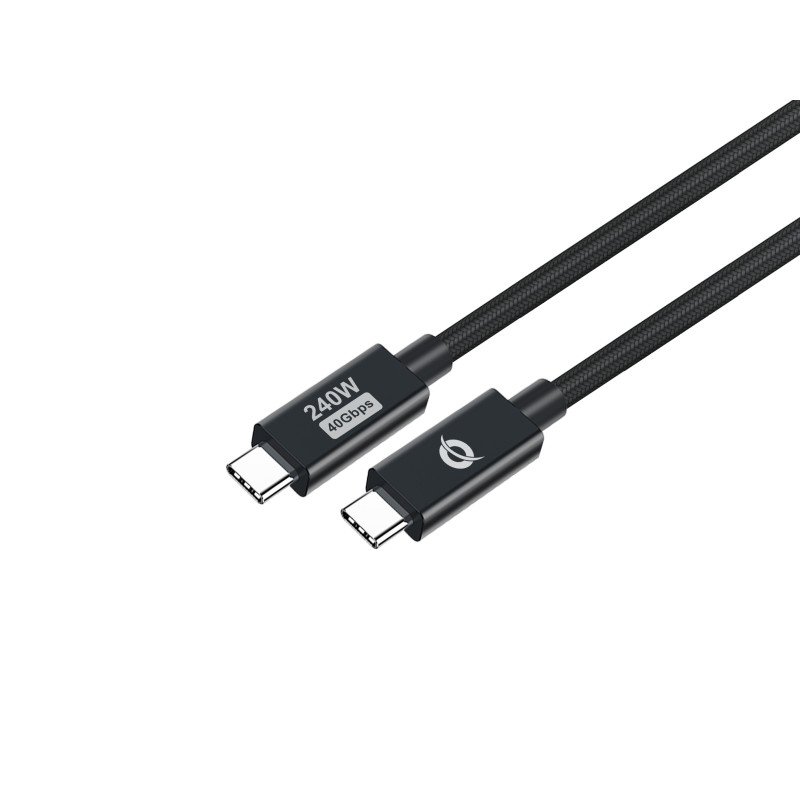 Cable usb - c conceptronic macho -  macho 1.2m pd 3.1 240w 48v 5a 480mbps e - mark