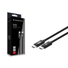 Conceptronic ETTA02B20 USB cable USB 3.2 Gen 2 (3.1 Gen 2) 78.7" (2 m) USB C Black