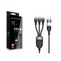 Cable usb 3in1 conceptronic 1.5m pd 3.0 100w 20v 5a 480mbps e - mark