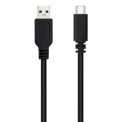 Nanocable USB 2.0, 1m USB cable 39.4" (1 m) USB C USB A Black