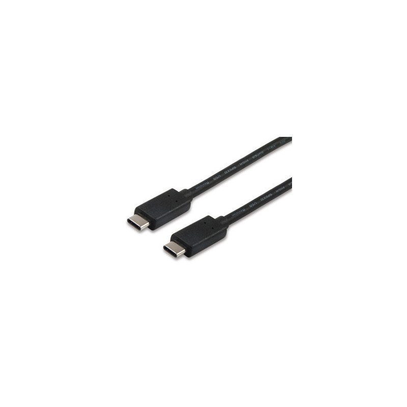 Cable usb tipo c macho a usb tipo c macho 1m