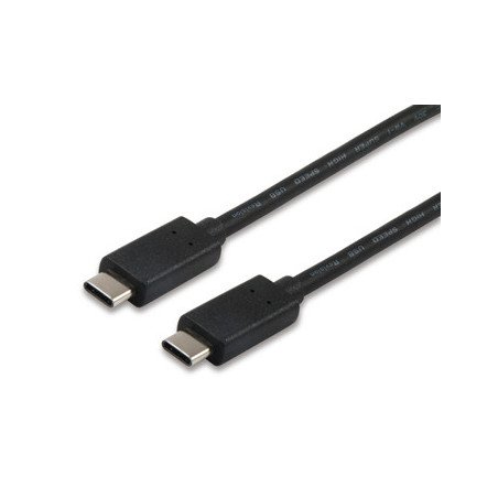 Equip 12834207 USB cable USB 3.2 Gen 2 (3.1 Gen 2) 39.4" (1 m) USB C Black