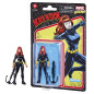 Figura hasbro black widow  9.5 cm marvel legends retro