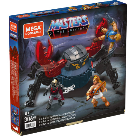 Figuras mattel mega construx masters of the universe she - ra vs hordak & monstroid