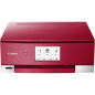 Multifuncin inyeccin canon pixma ts8352a color wifi duplex rojo