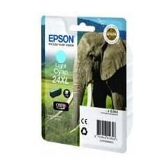 Cartucho tinta epson t243540 cian claro xl  xp - 750 c13t24354010 -  elefante