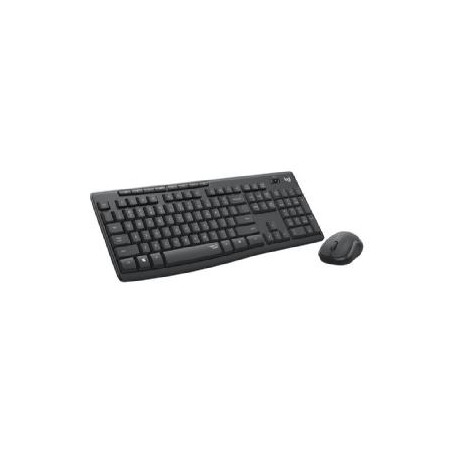 Teclado + mouse logitech mk295 silent negro wireles inalambrico