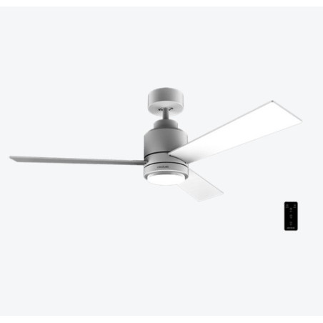 Ventilador techo cecotec energysilence aero 4850 style white led y mando