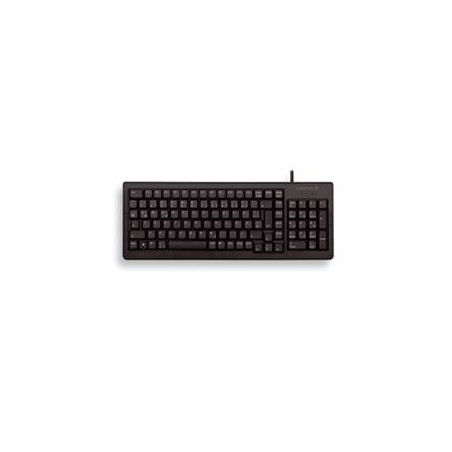 Teclado cherry slim reducida pad numerico usb negro